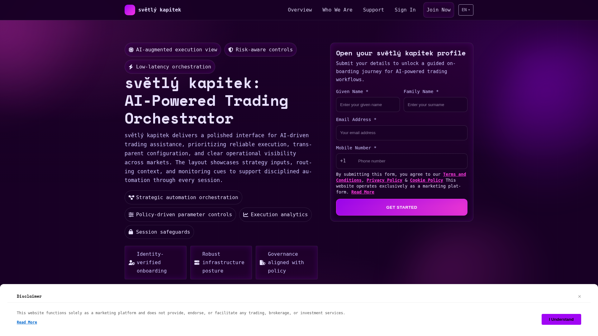 Screenshot of svetlykapitek.click