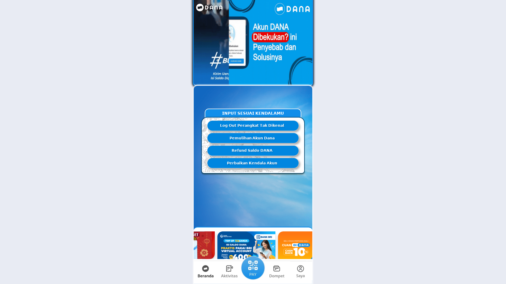 Screenshot of akunpemulihan.com