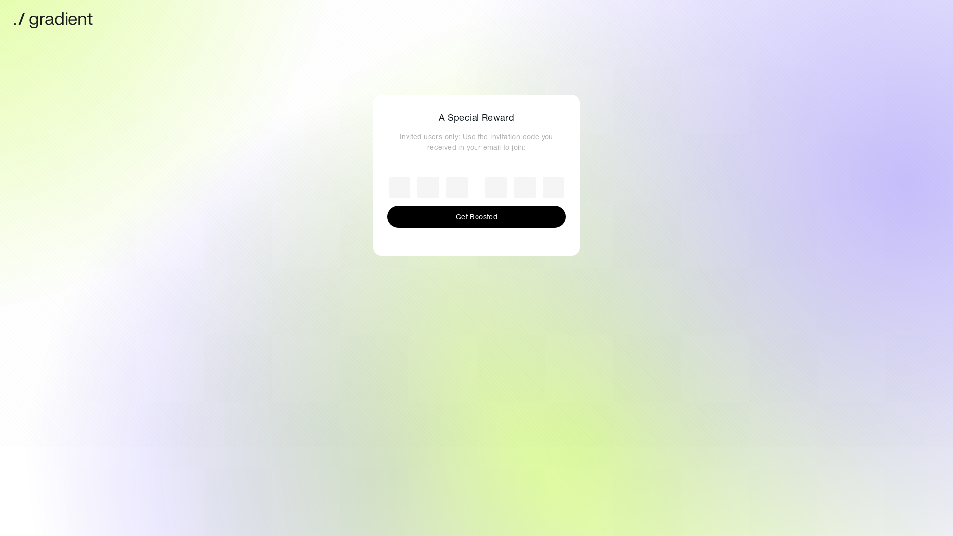 Screenshot of my.griedient.network