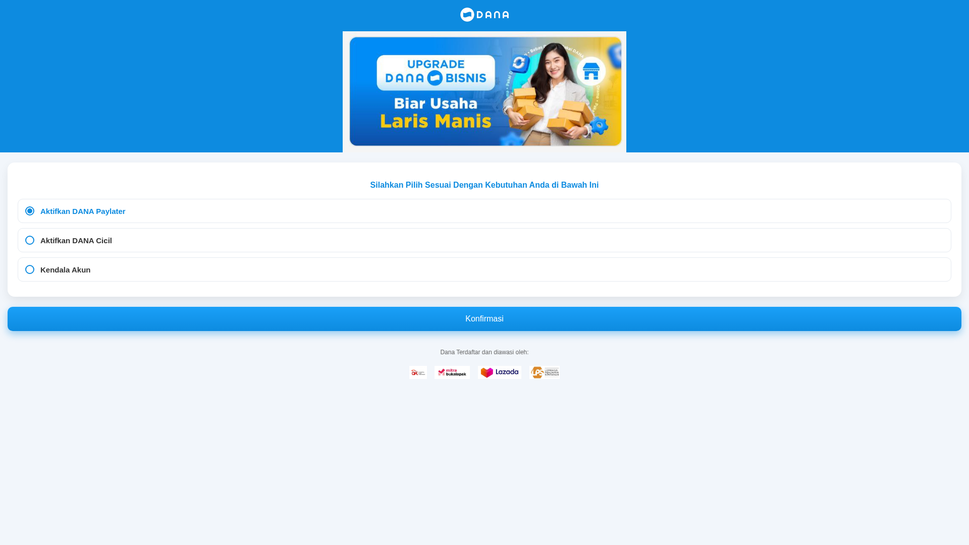 Screenshot of danaindonesia-n.netlify.app