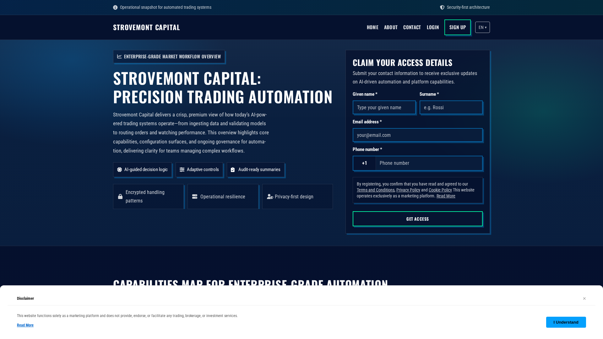 Screenshot of strovemontcapital.pro