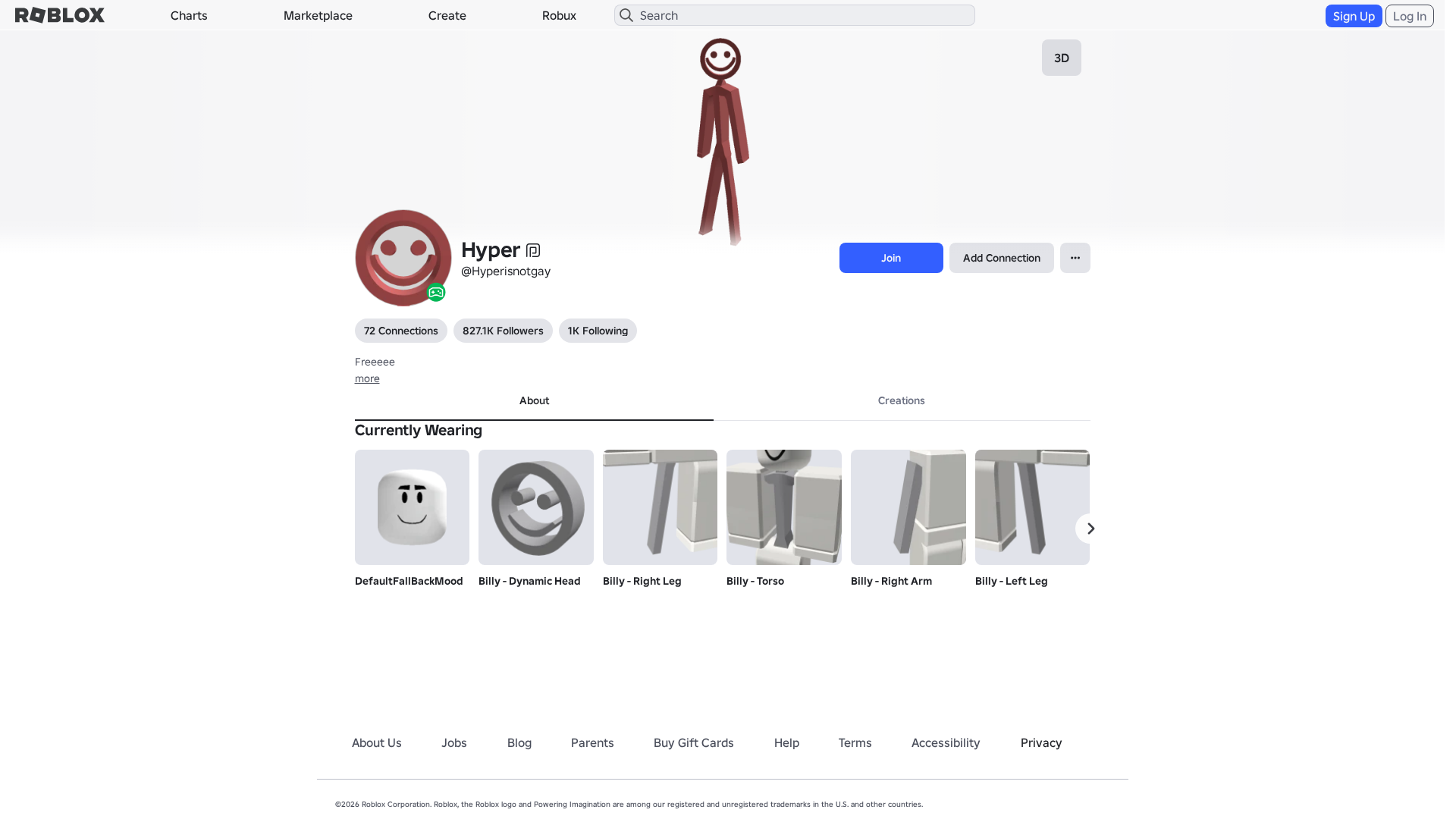 Screenshot of www.roblox.com.ml