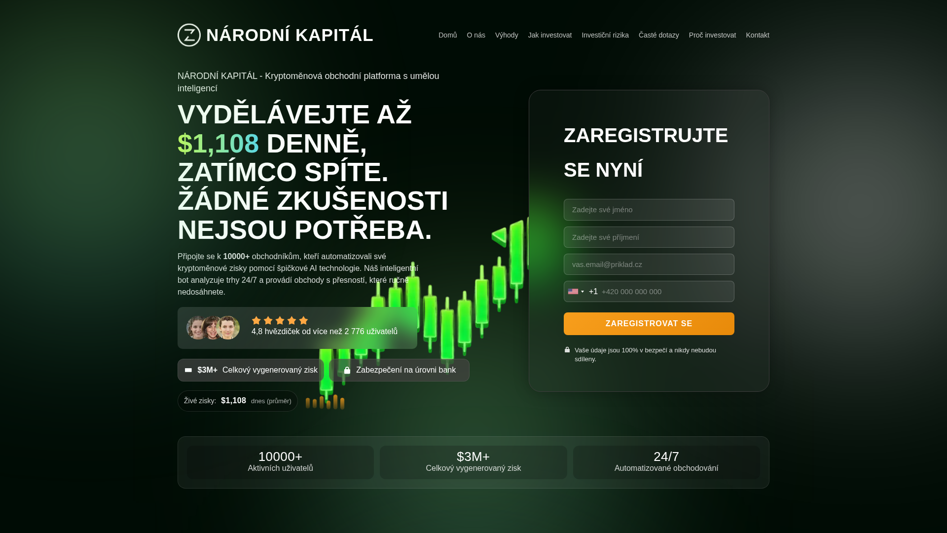 Screenshot of narodnikapitaltrade.com