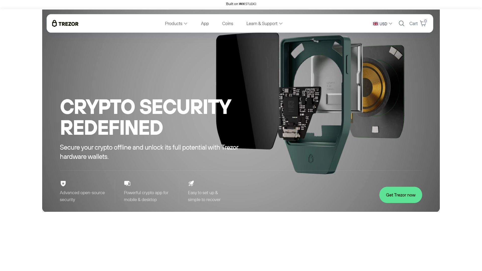 Screenshot of startdcum-ledzorapps.wixstudio.com
