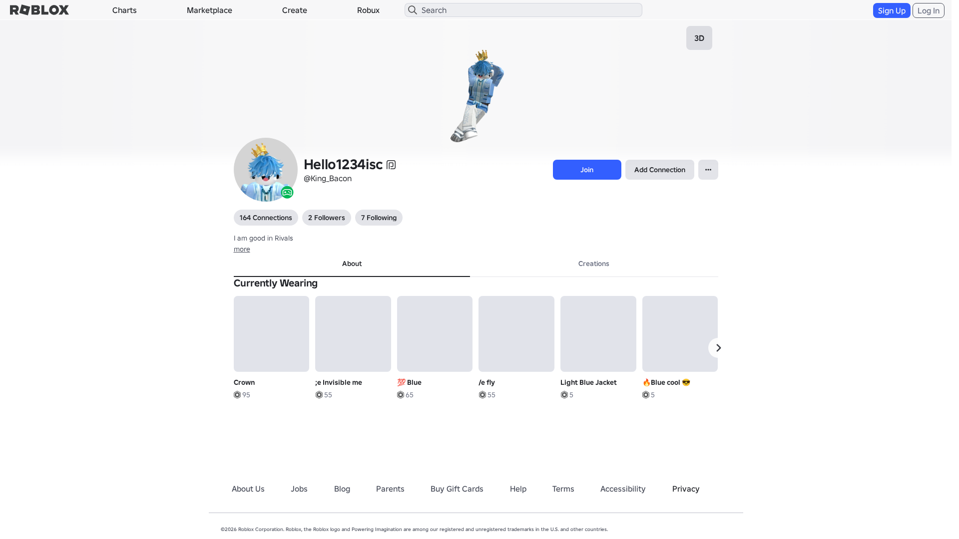 Screenshot of www.roblox.com.ml