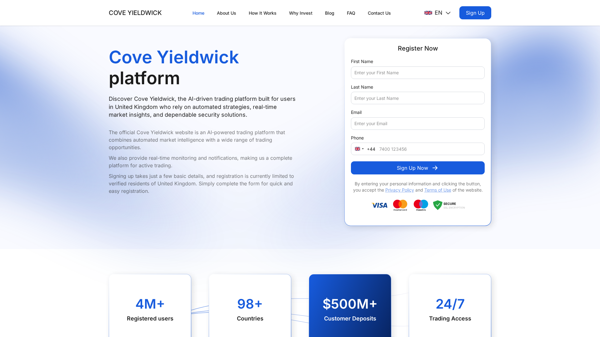 Screenshot of cove-yieldwick.com