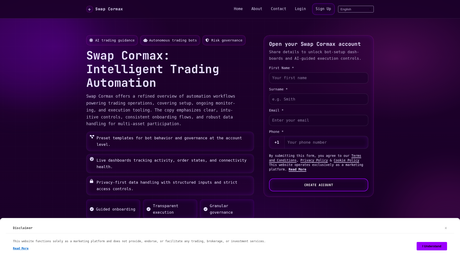 Screenshot of swapcormax.shop