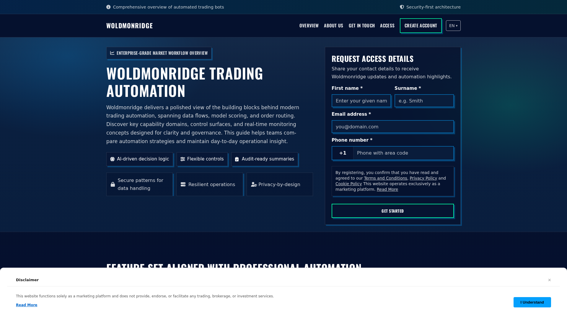 Screenshot of woldmonridge.pro