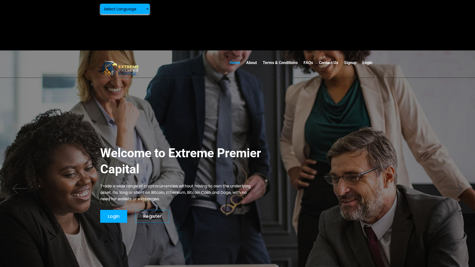 Screenshot of extremepremiercapital.com