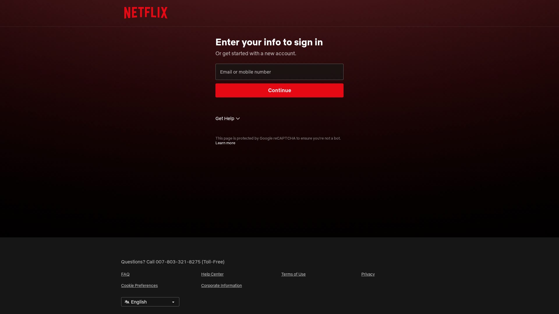 Screenshot of netflx.bill.updt.paymt.0auth.129-121-102-155.cpanel.site