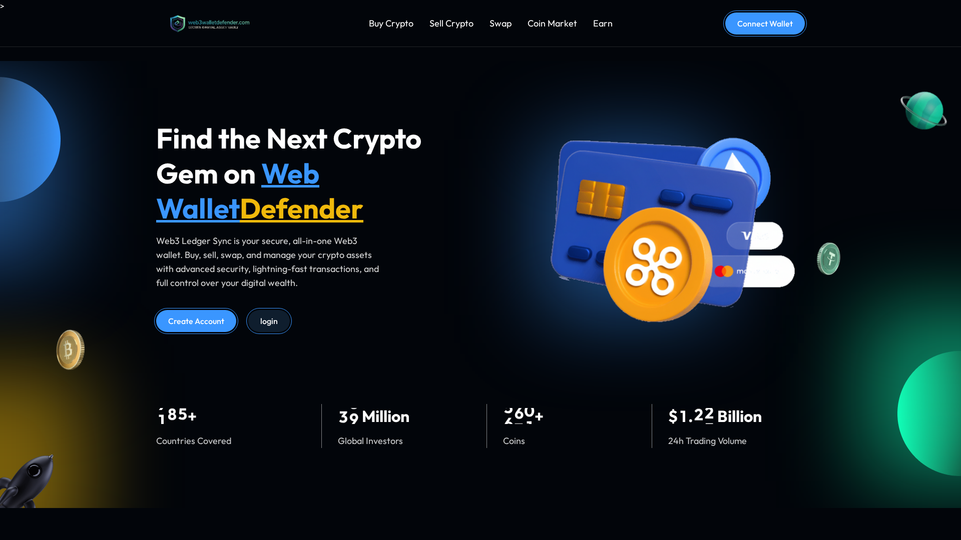 Screenshot of web3-walletdefender.com