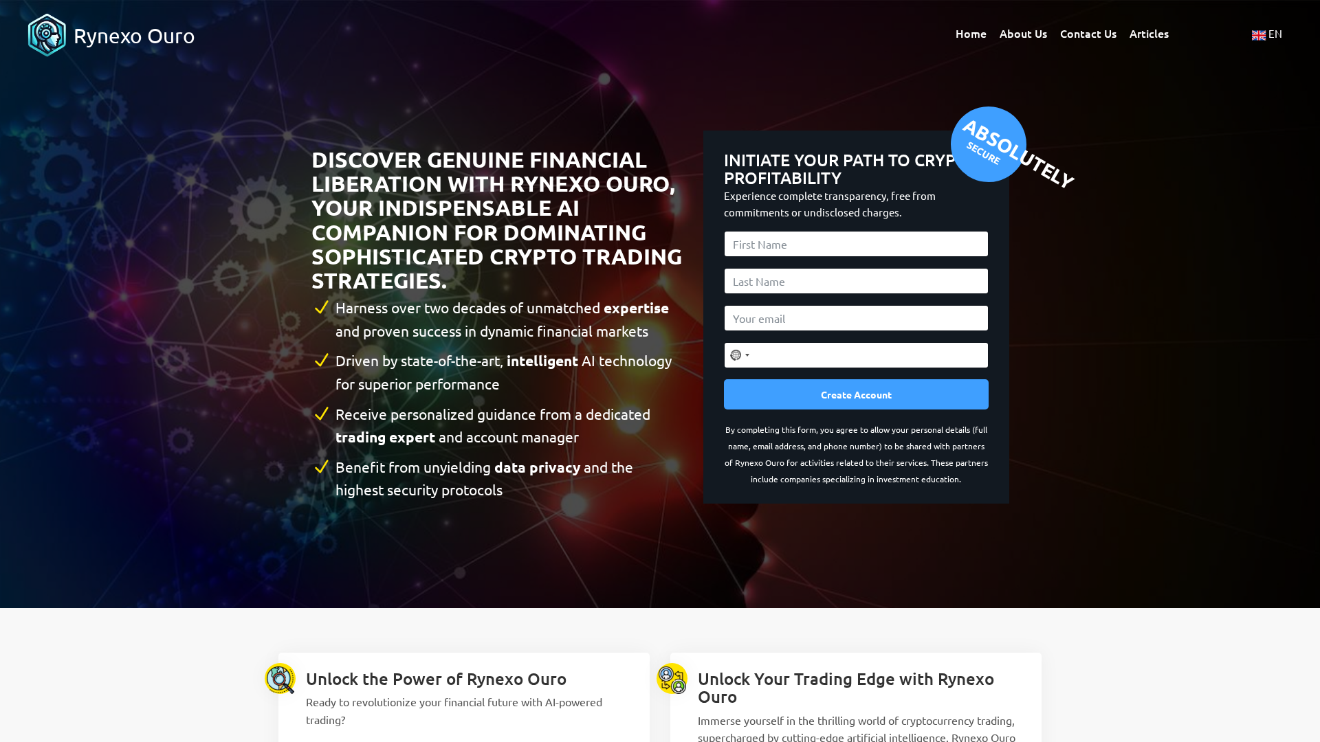 Screenshot of the-rynexoouro.org