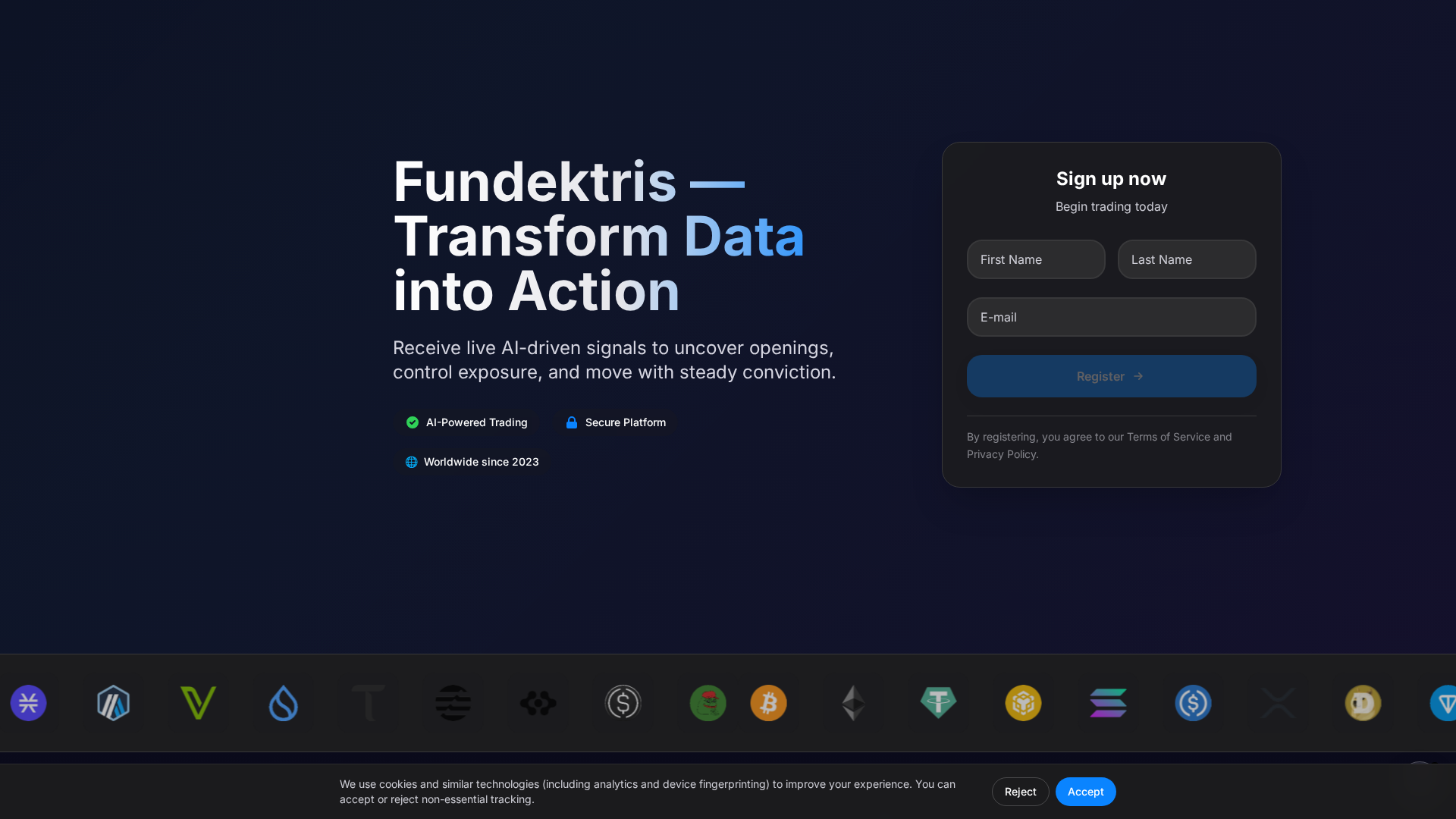Screenshot of fundektris.today