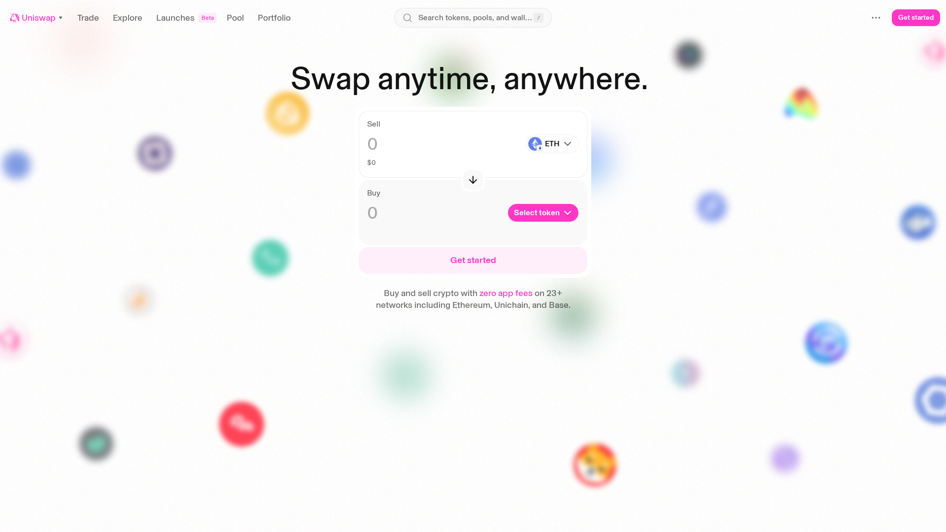 Screenshot of www.web-fun-checkout-prototype-uniswap.vercel.app