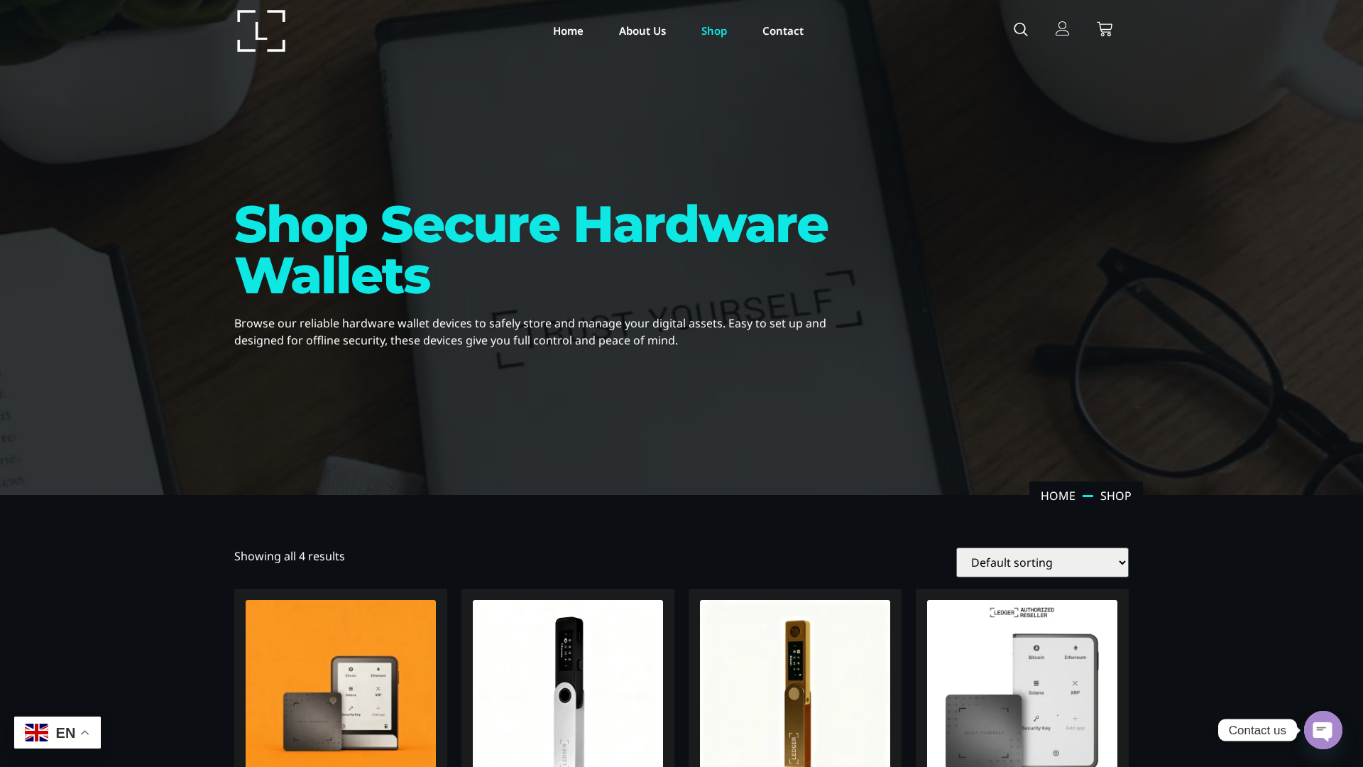 Screenshot of ledgerwalletshop.com