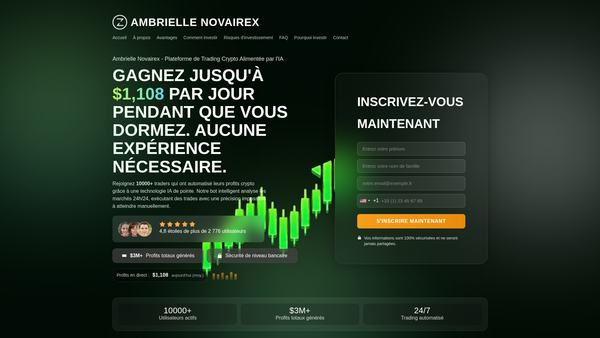 Screenshot of ambriellenovairex.net