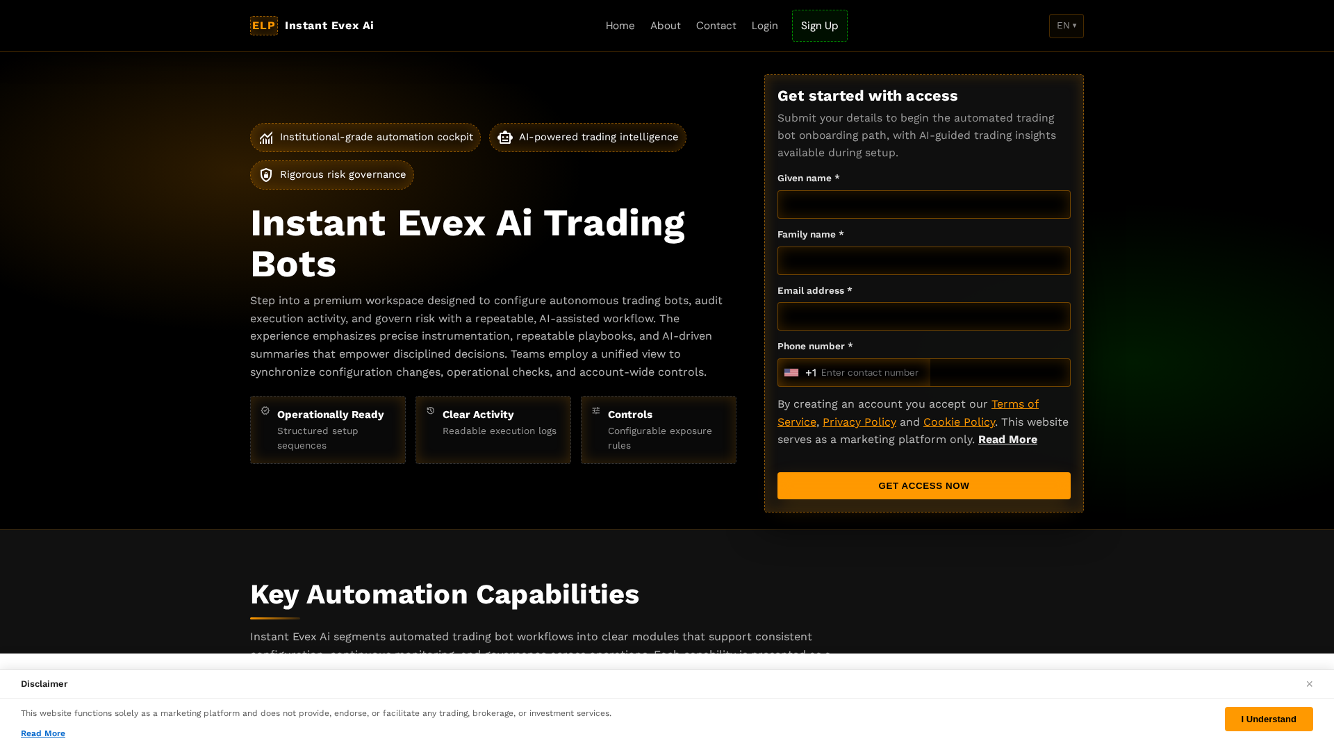 Screenshot of instant-evexai.pro