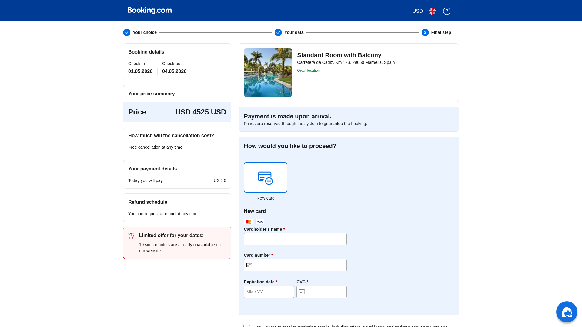 Screenshot of booking.com-conflrm-apart-spain.com