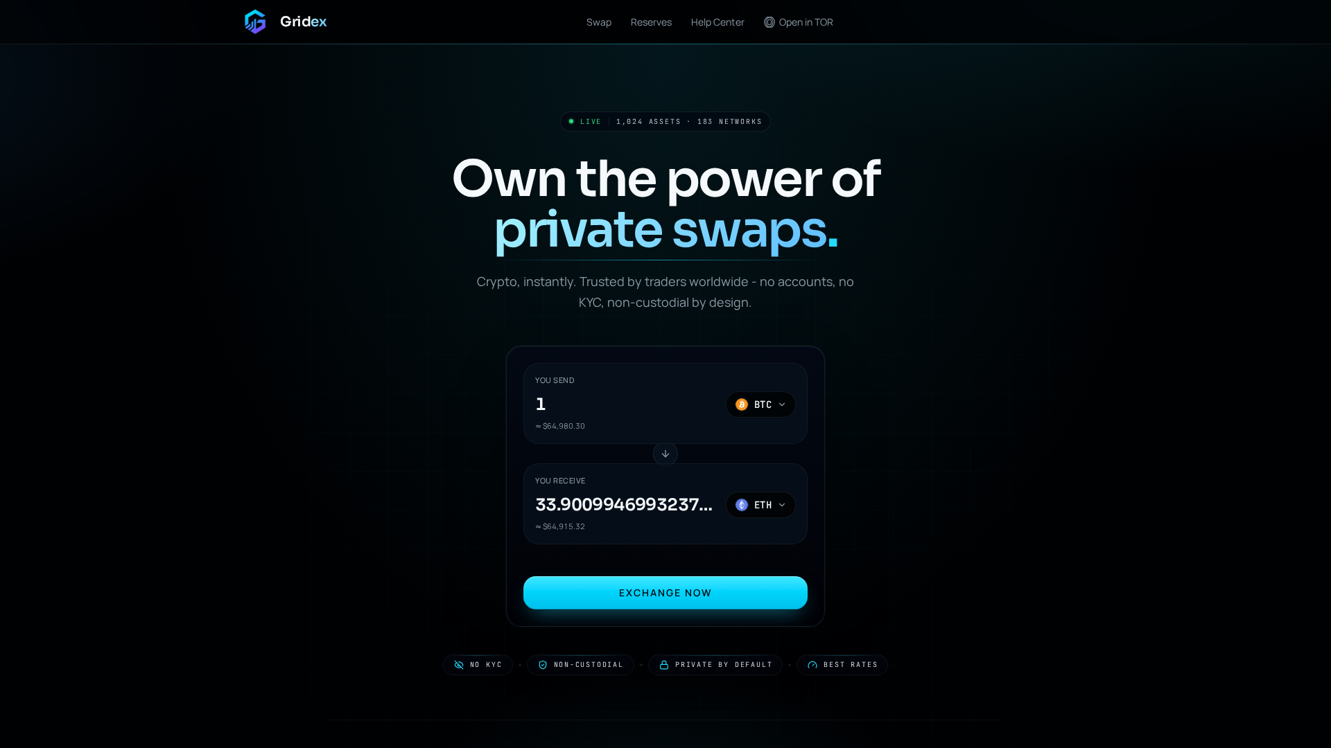 Screenshot of gridexexchange.com