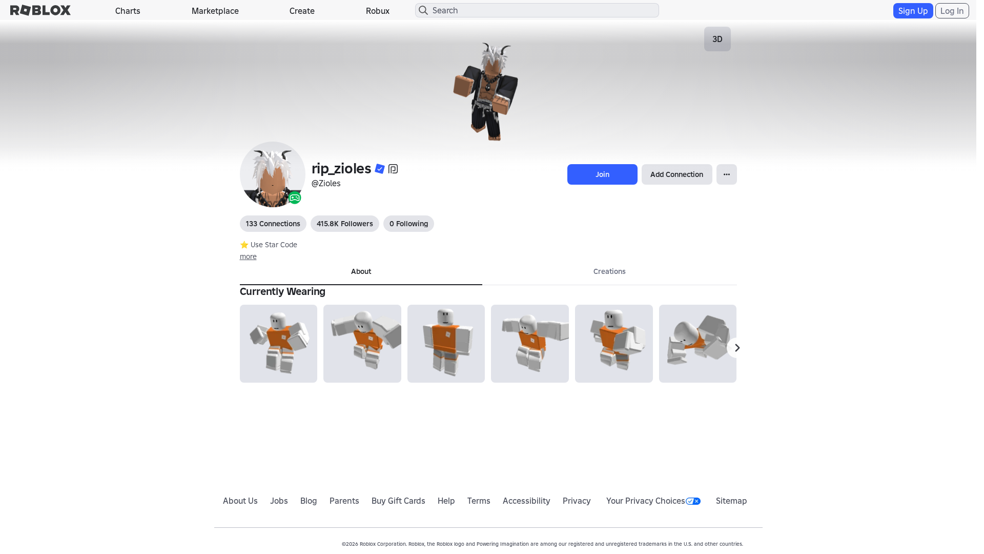 Screenshot of www.roblox.ly