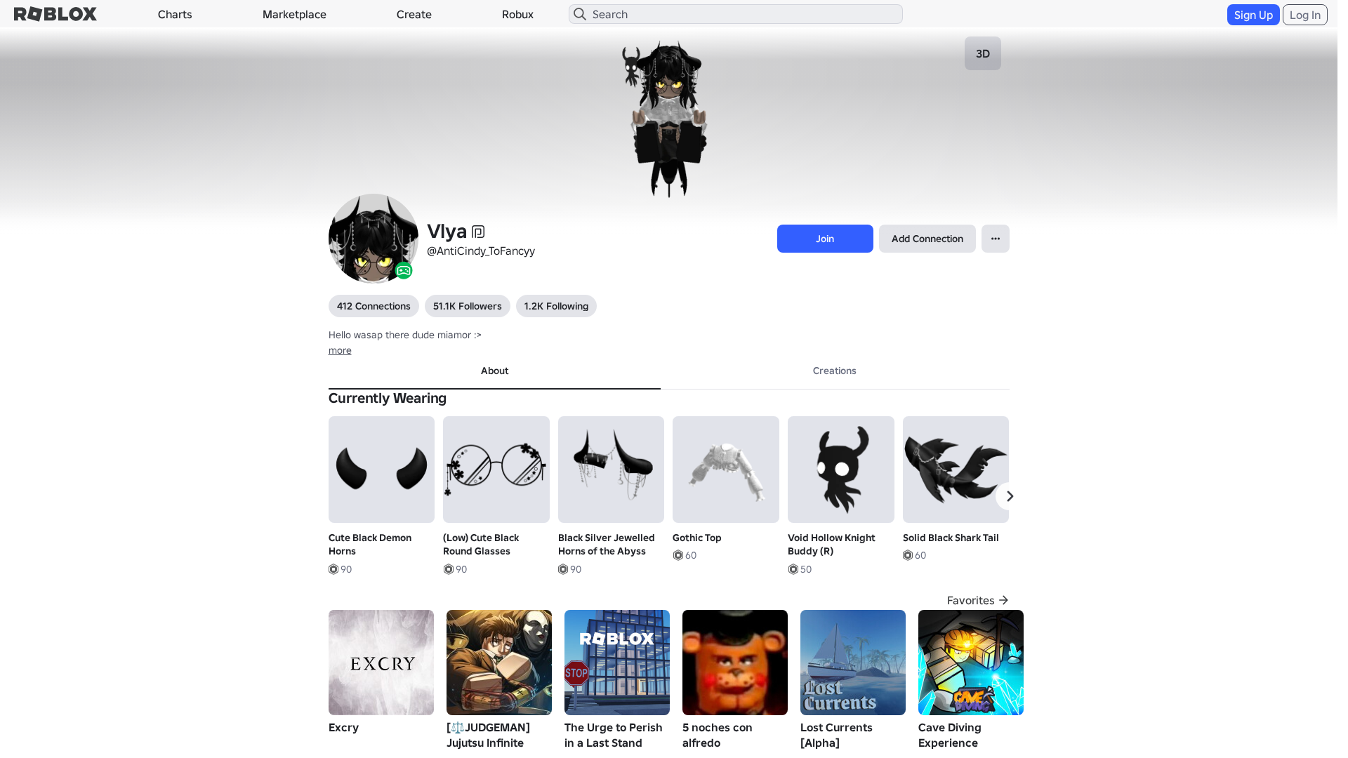 Screenshot of roblx.me