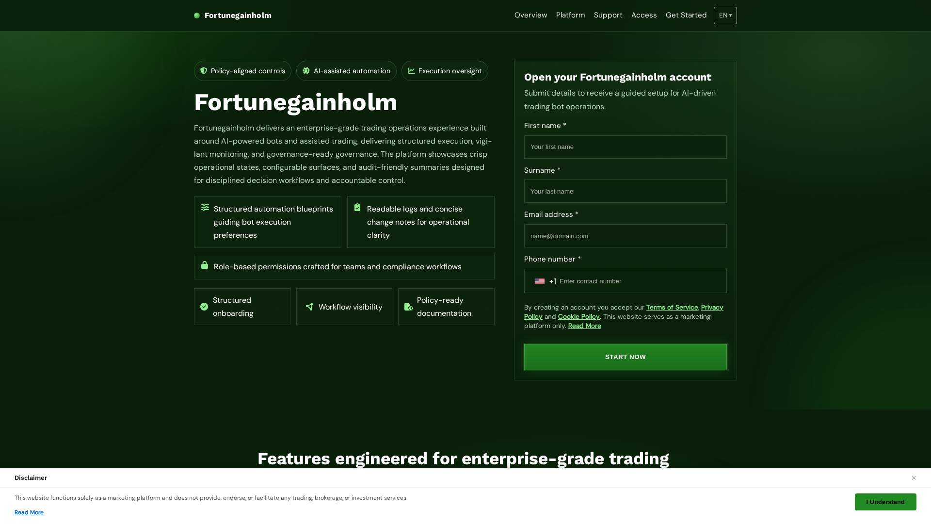 Screenshot of fortunegainholm.shop