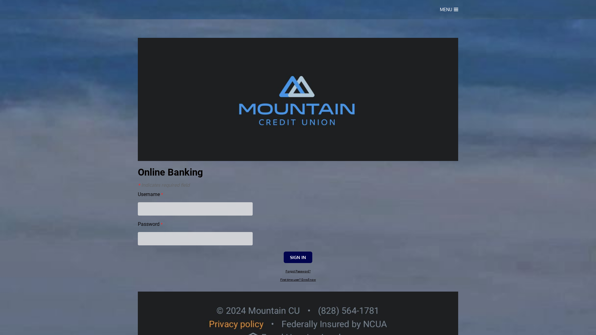 Screenshot of mountaincreditunioninlogin.weebly.com