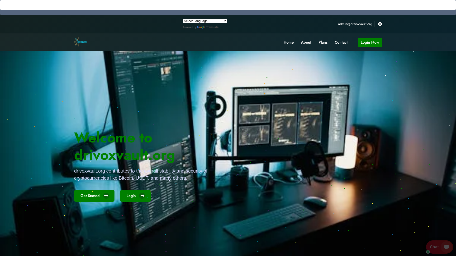 Screenshot of drivoxvault.org