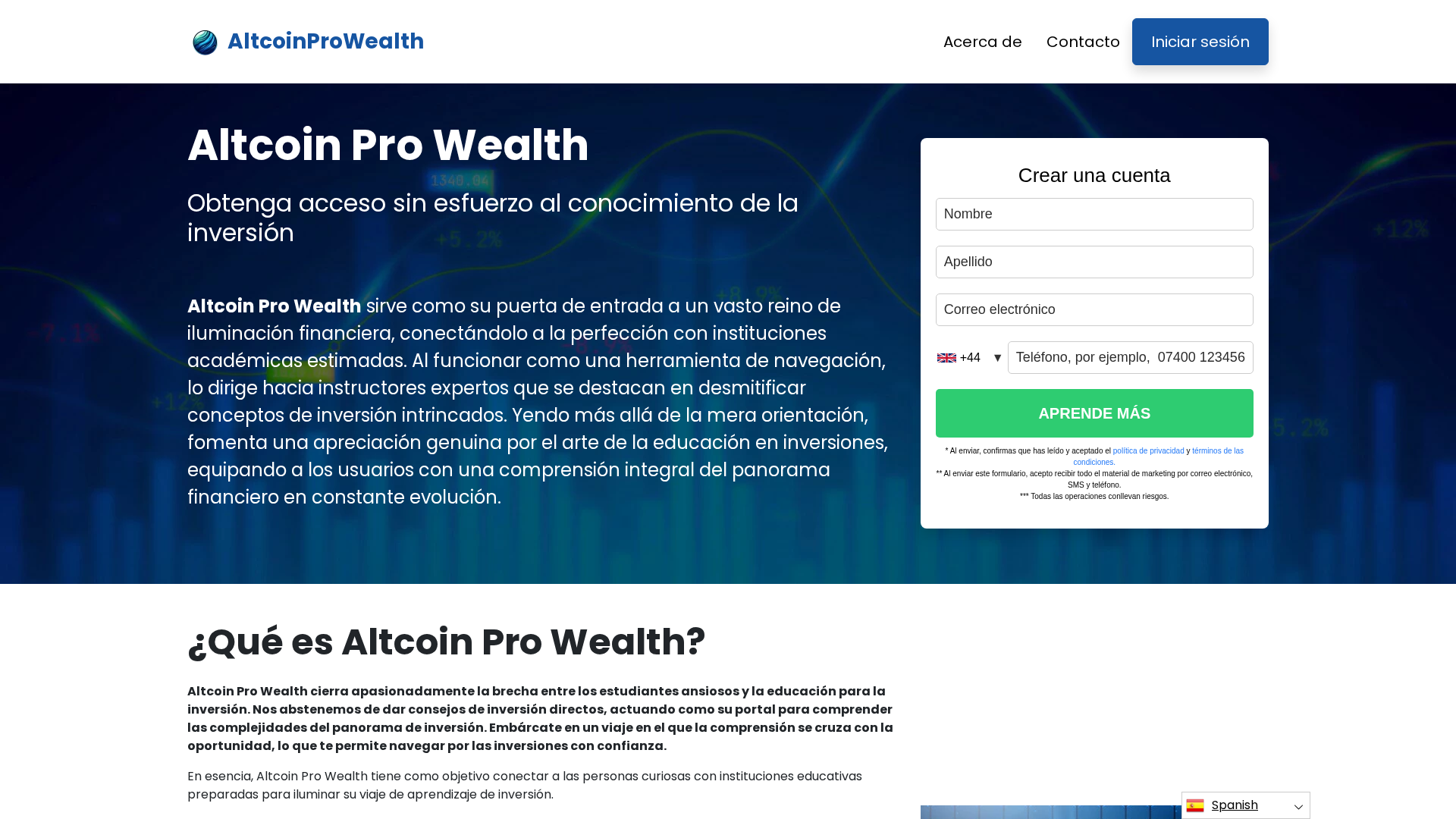 Screenshot of altcoinprowealth.org