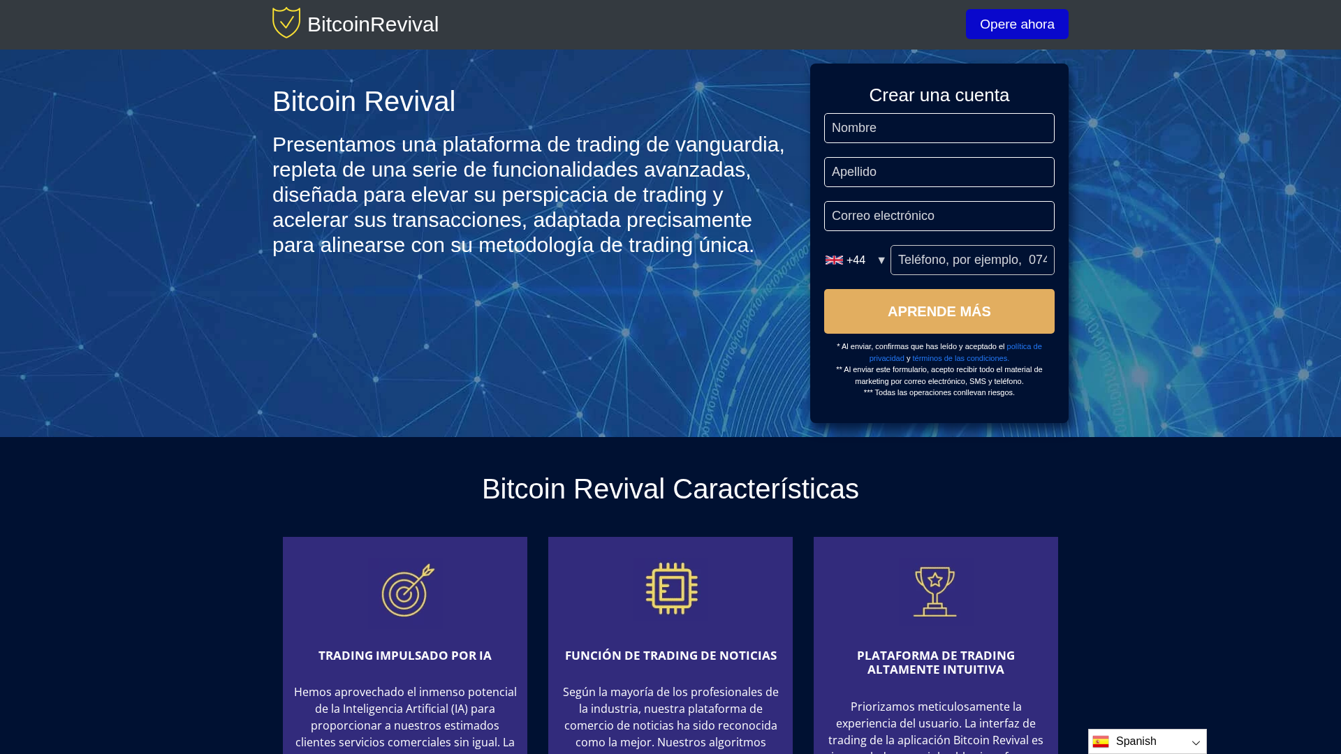 Screenshot of bitcoinrevival.org