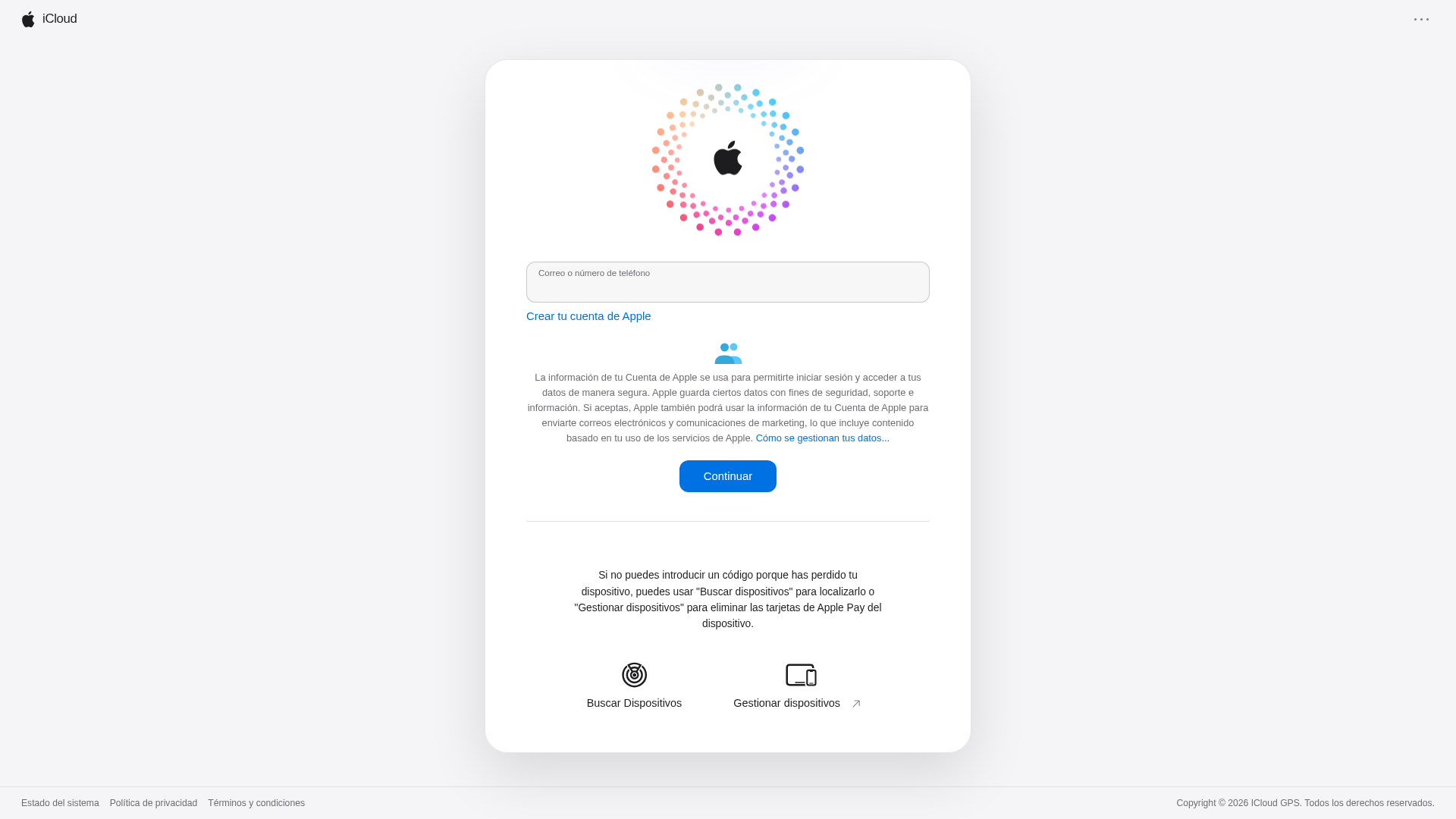 Screenshot of applegps.online