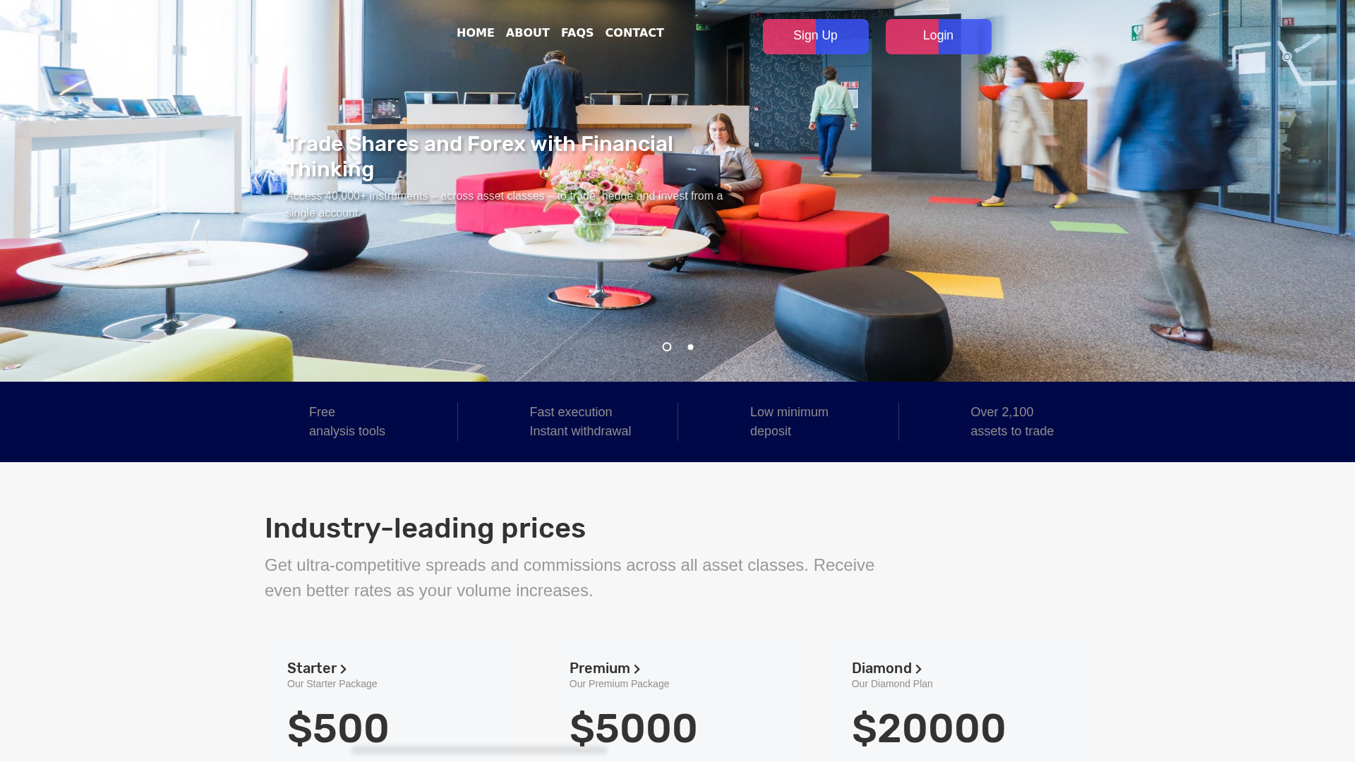 Screenshot of 4bkglobal.com