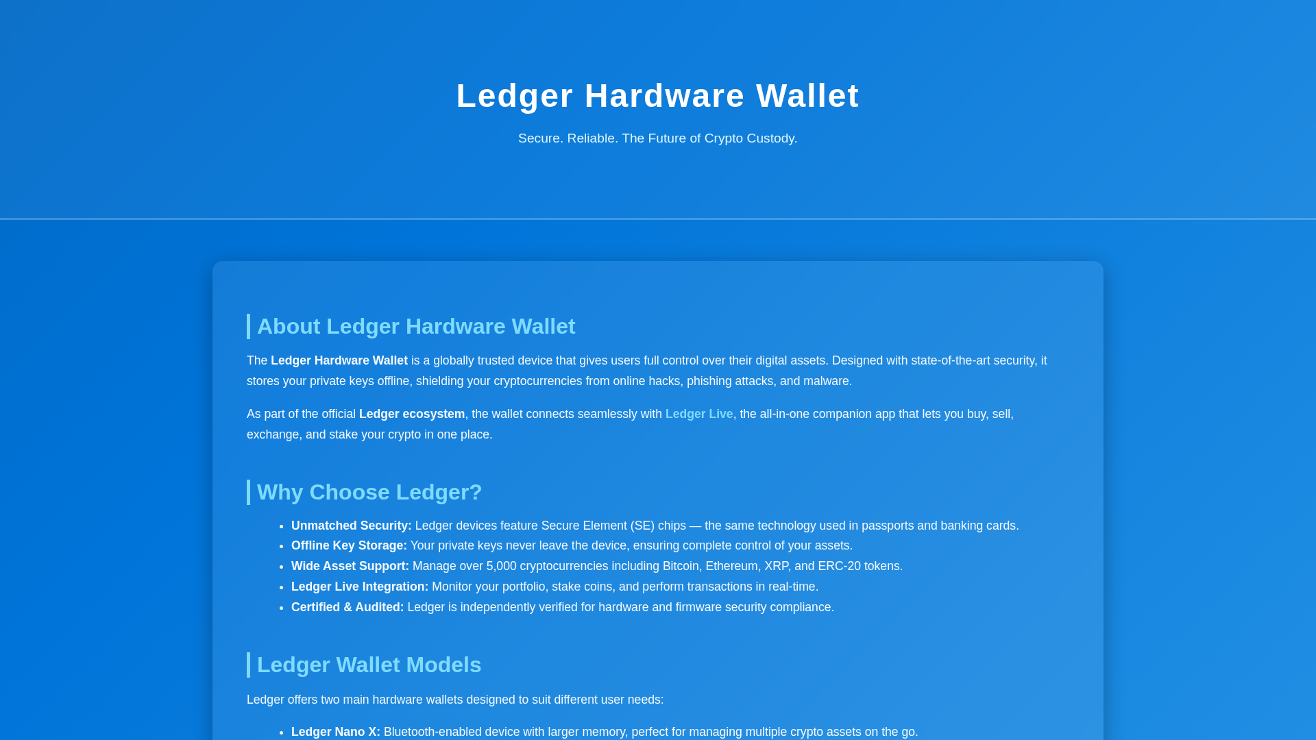 Screenshot of ledger-hardware-vallet-use.pages.dev