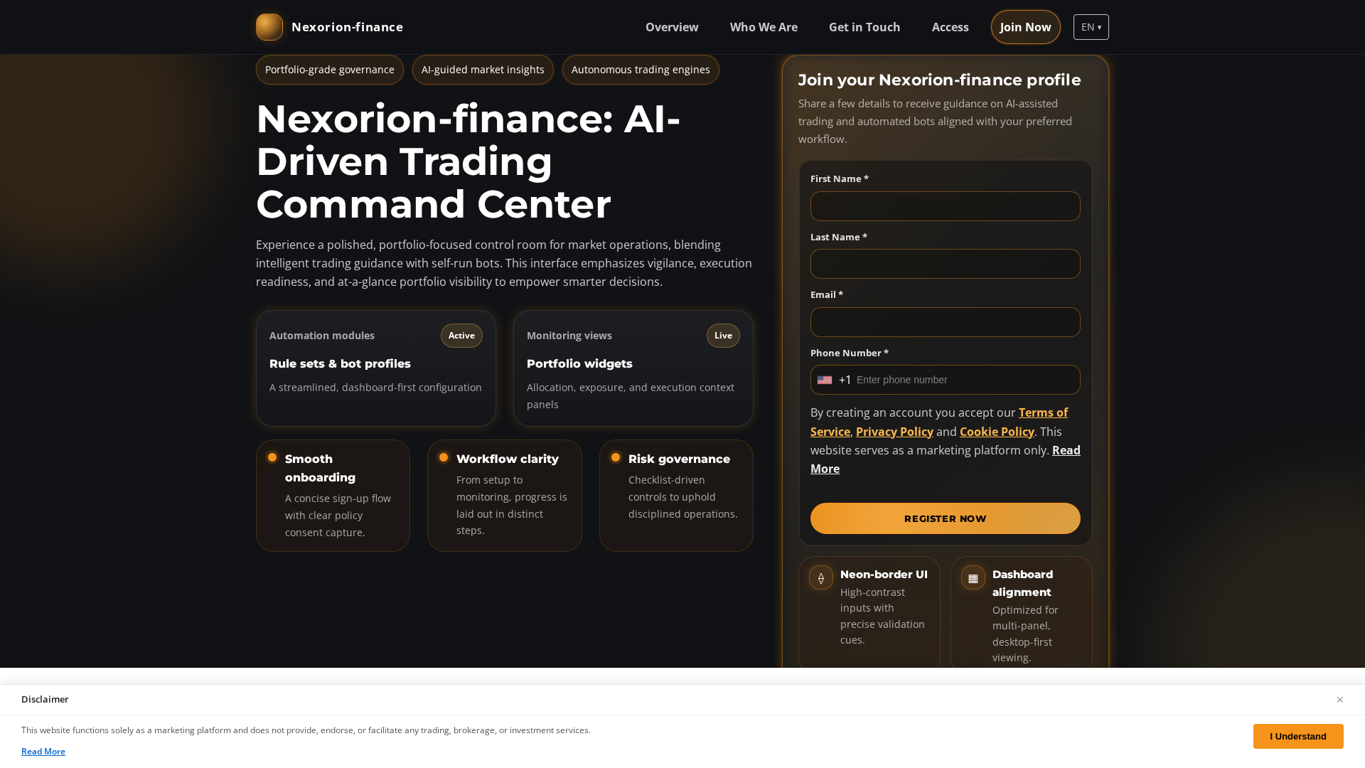 Screenshot of nexorion-finance.pro