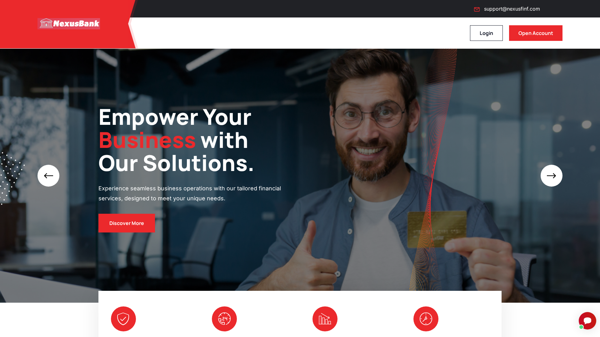 Screenshot of nexusfinf.com