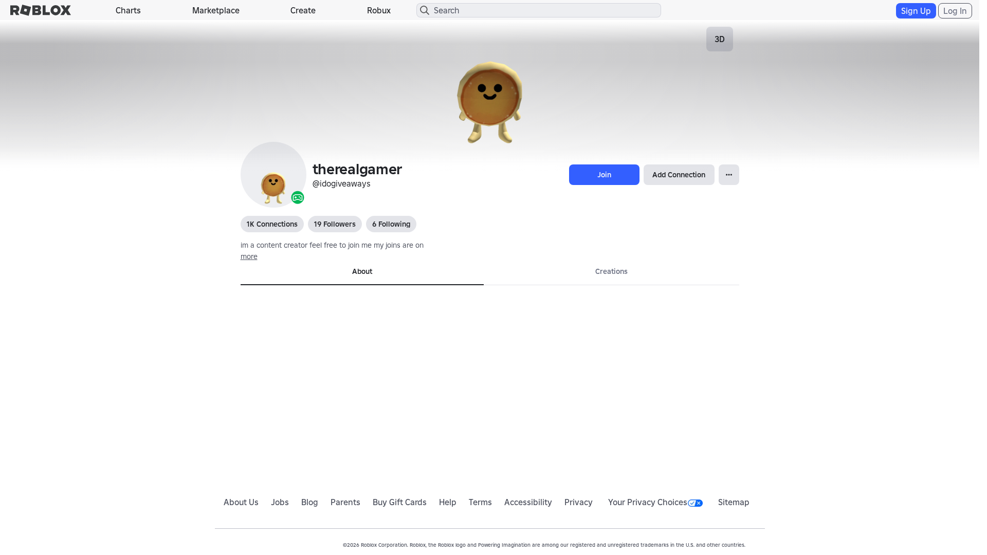 Screenshot of www.roblox.com.gr