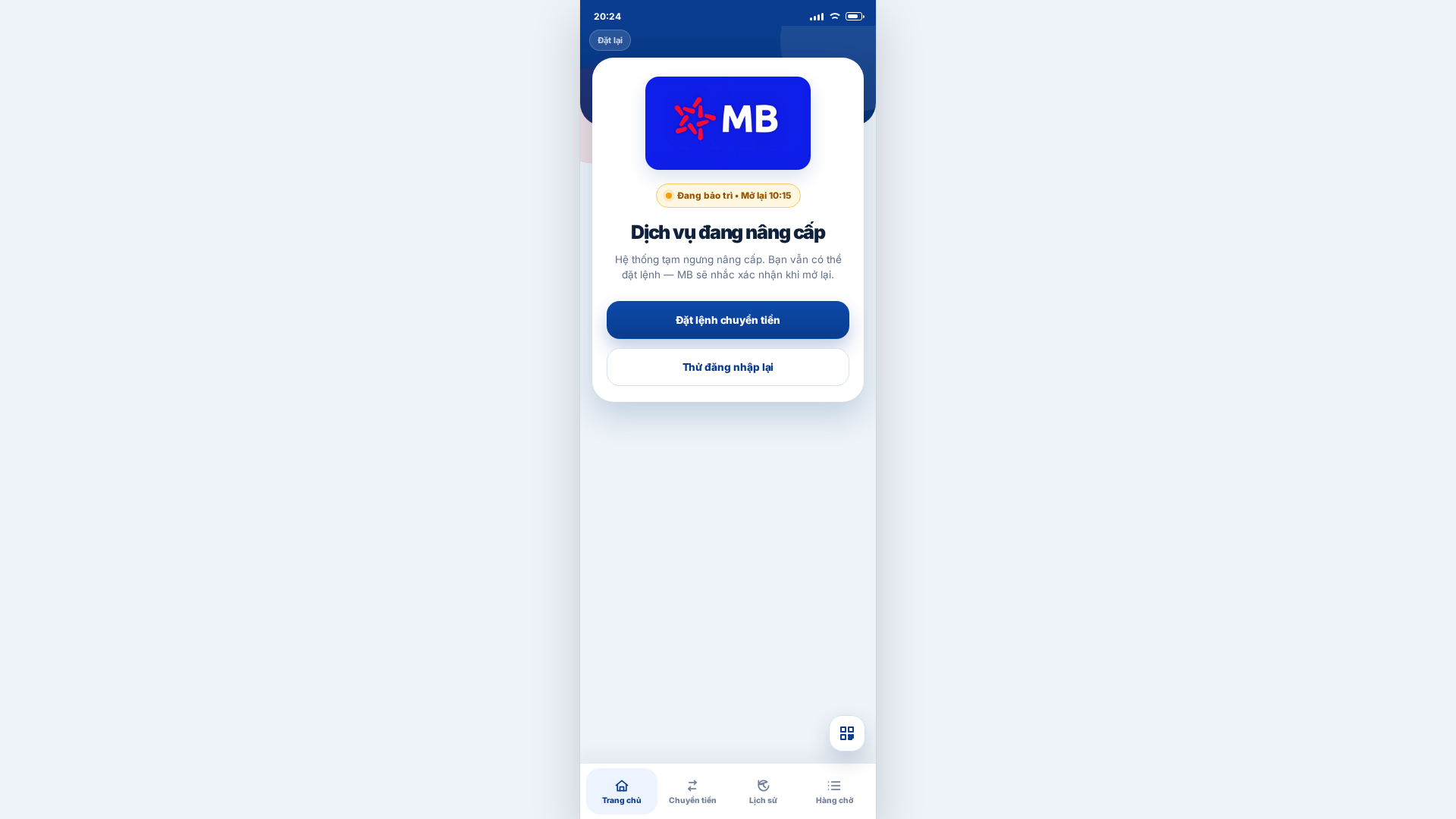 Screenshot of mbbank.pages.dev