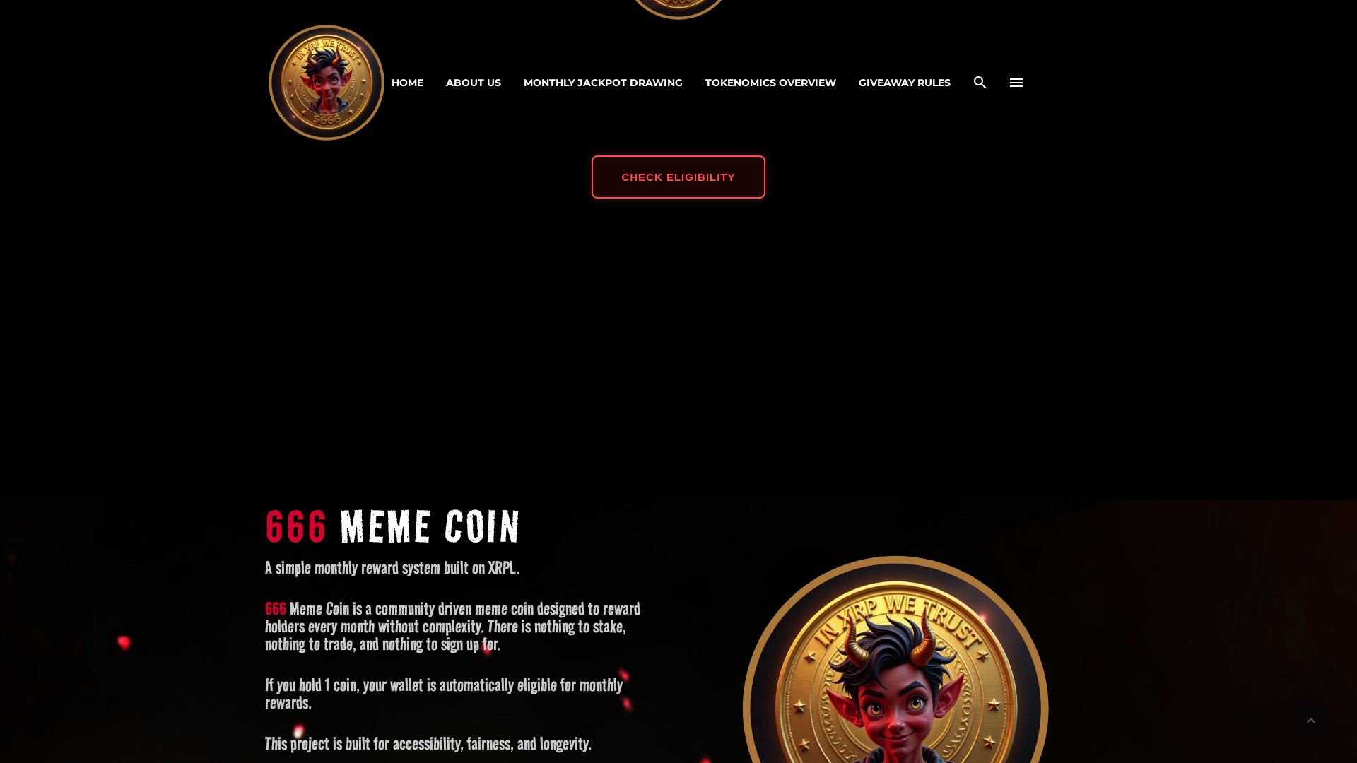 Screenshot of 666memecoin.net