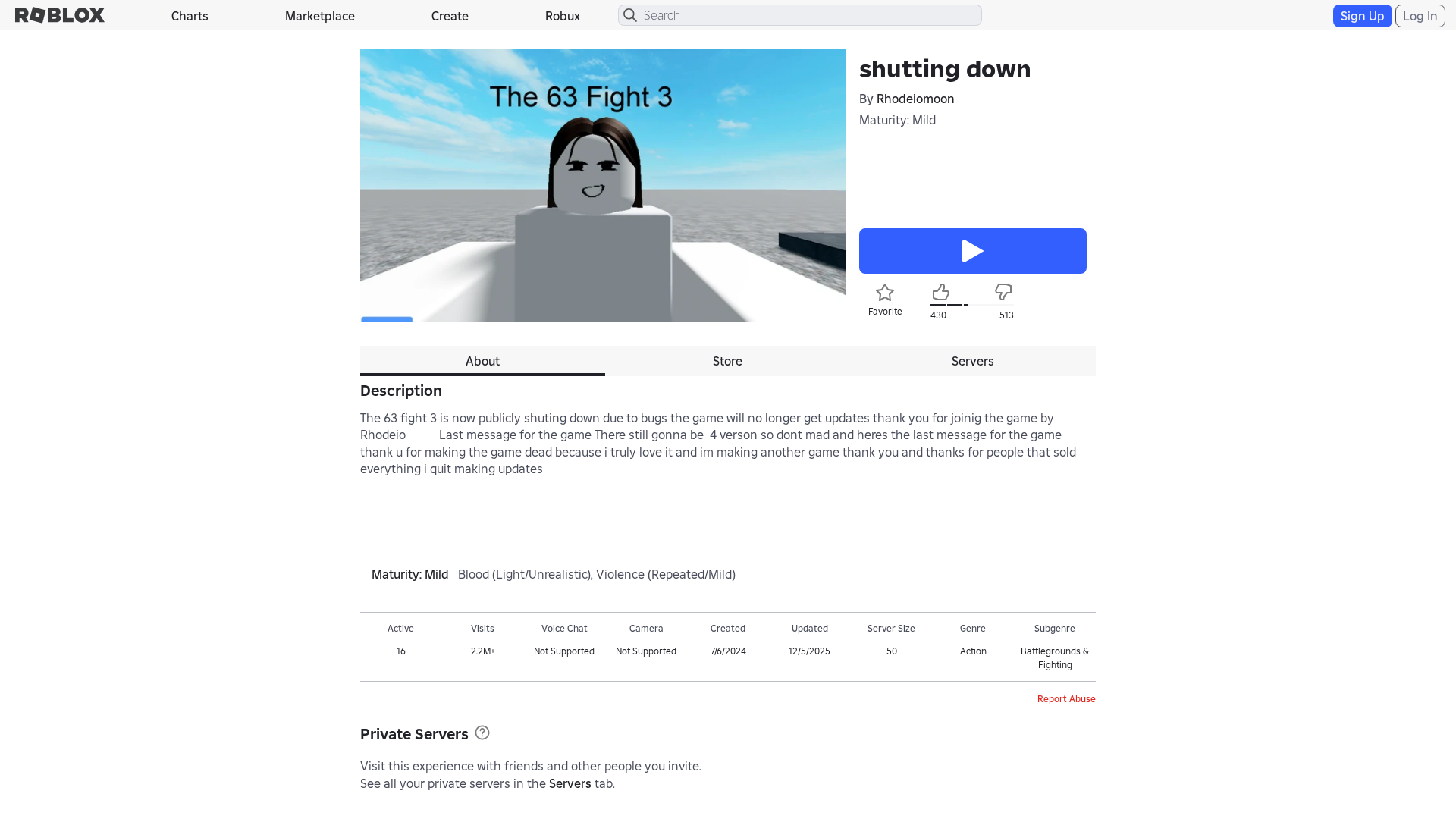 Screenshot of www.roblox.com.bi