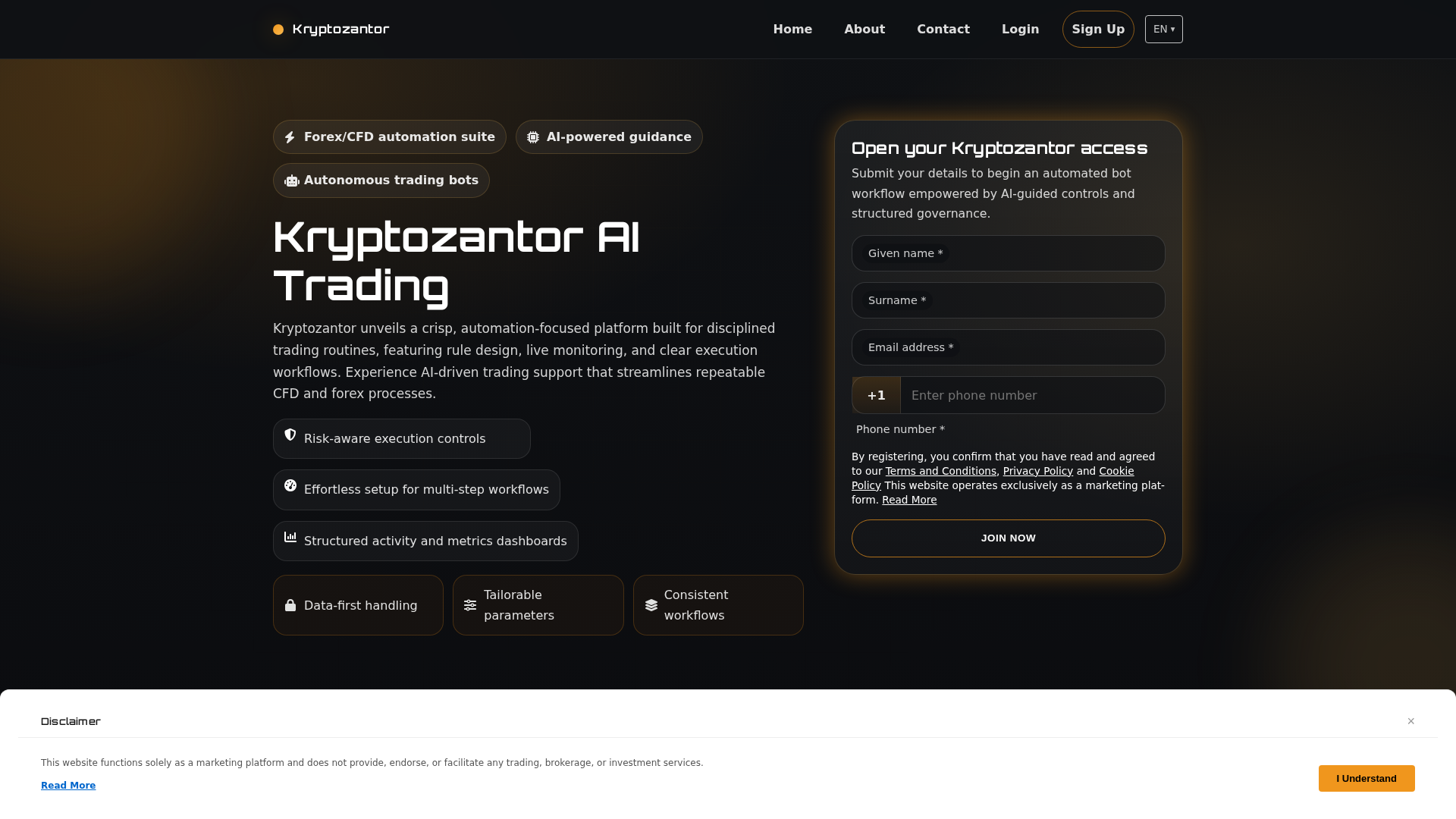 Screenshot of kryptozantor.shop