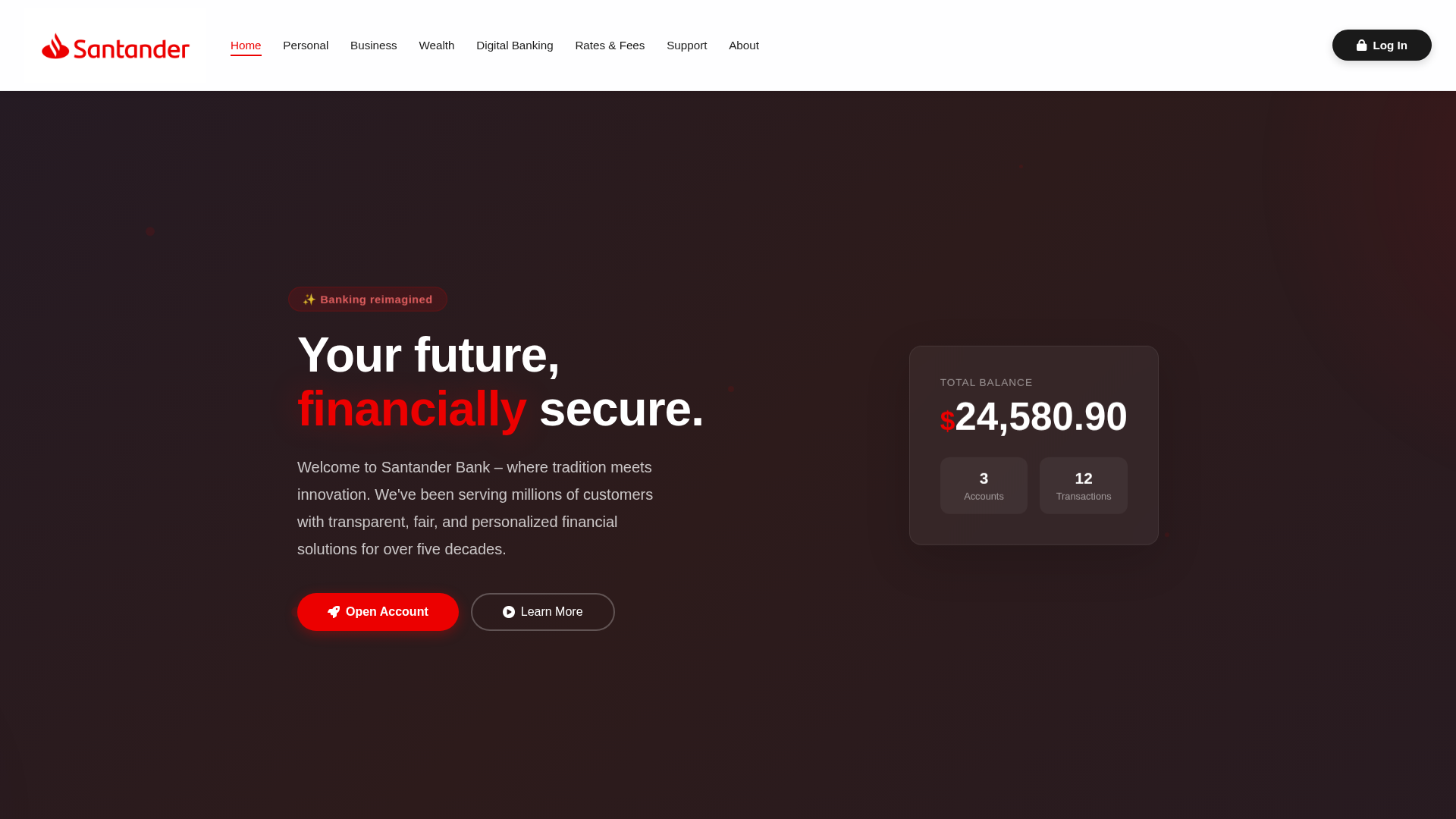 Screenshot of www.santander.net-groups.com