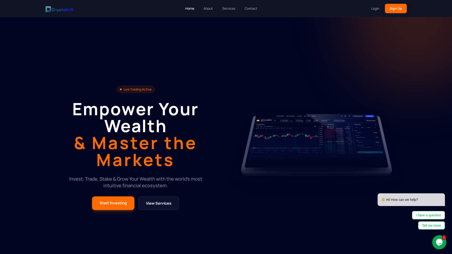 Screenshot of cryptobrill.net