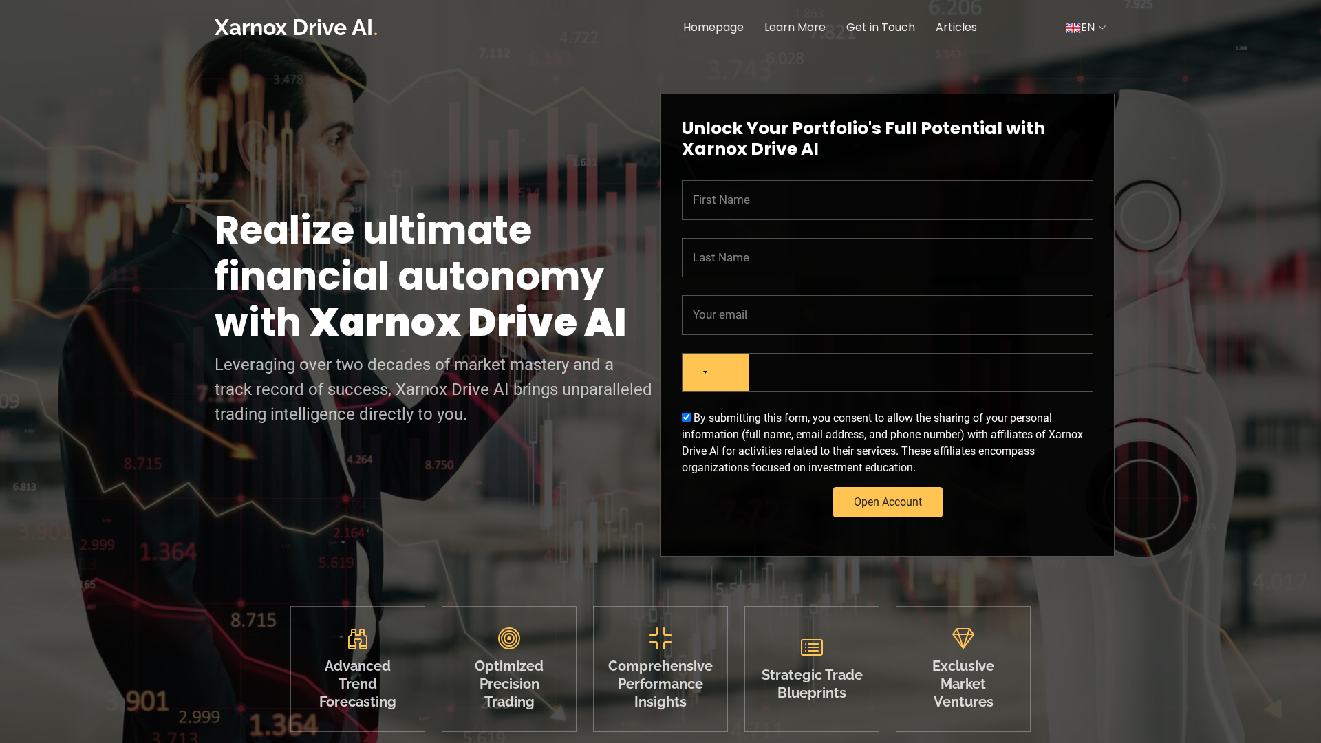 Screenshot of my-xarnoxdriveai.com