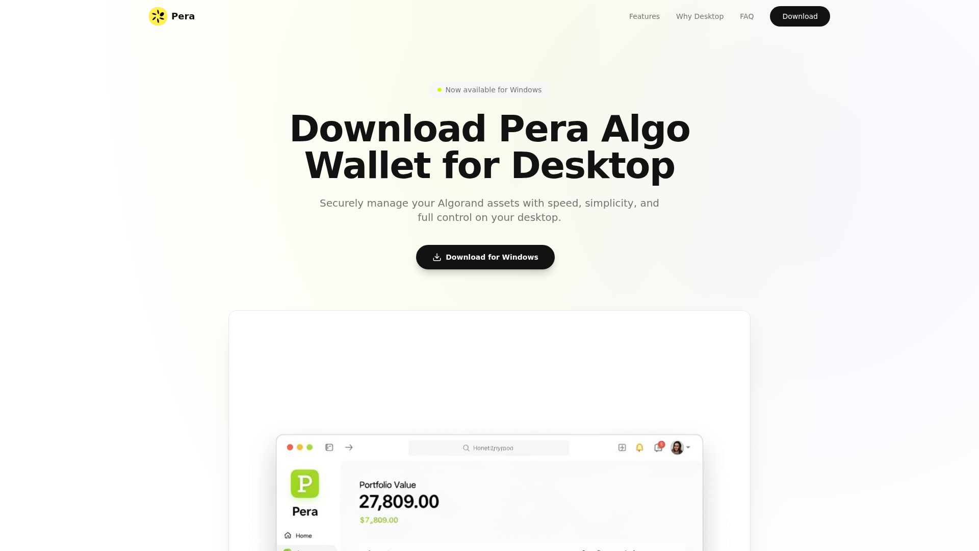 Screenshot of algowalletdesktop.icu
