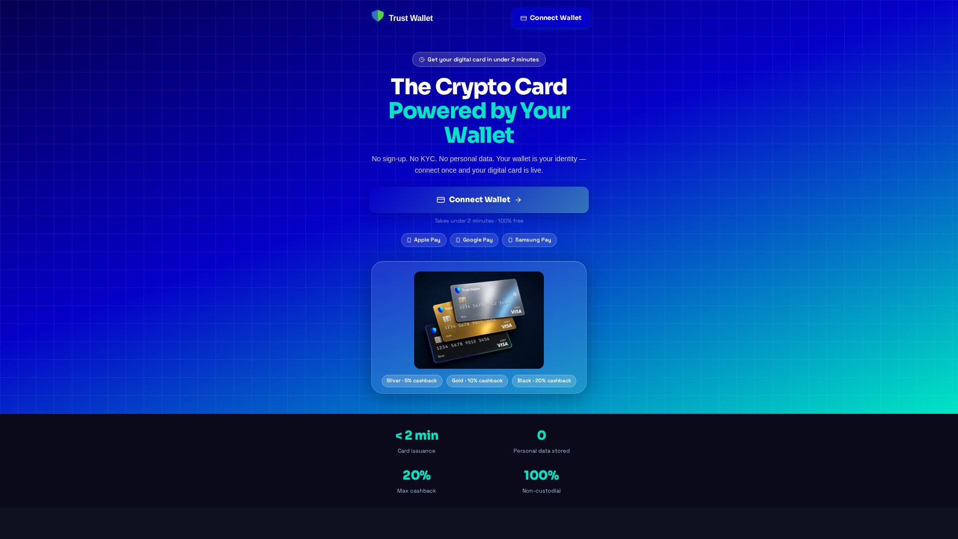 Screenshot of trustcardz.netlify.app