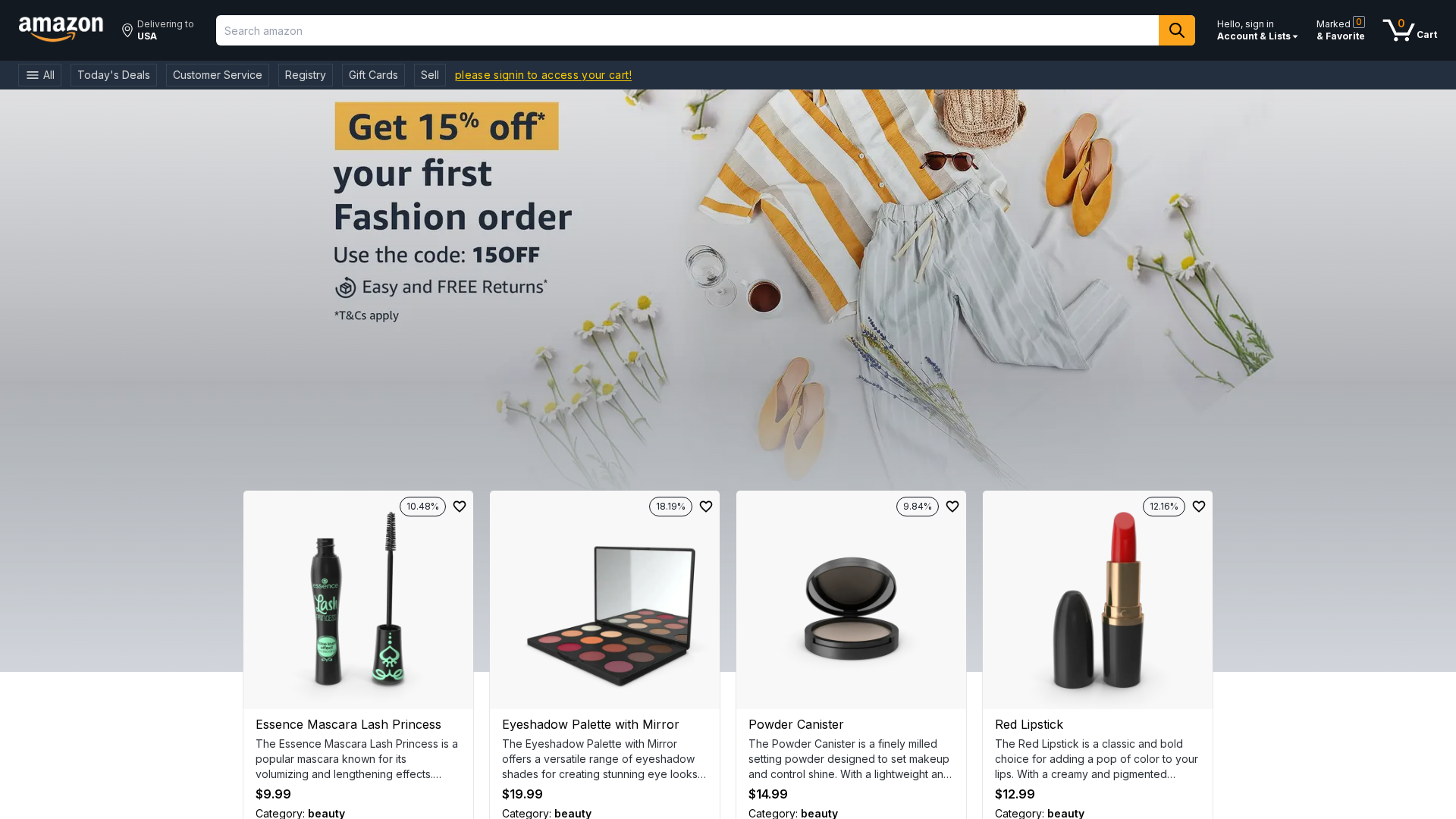 Screenshot of www.amazon-clone-mauve-beta.vercel.app