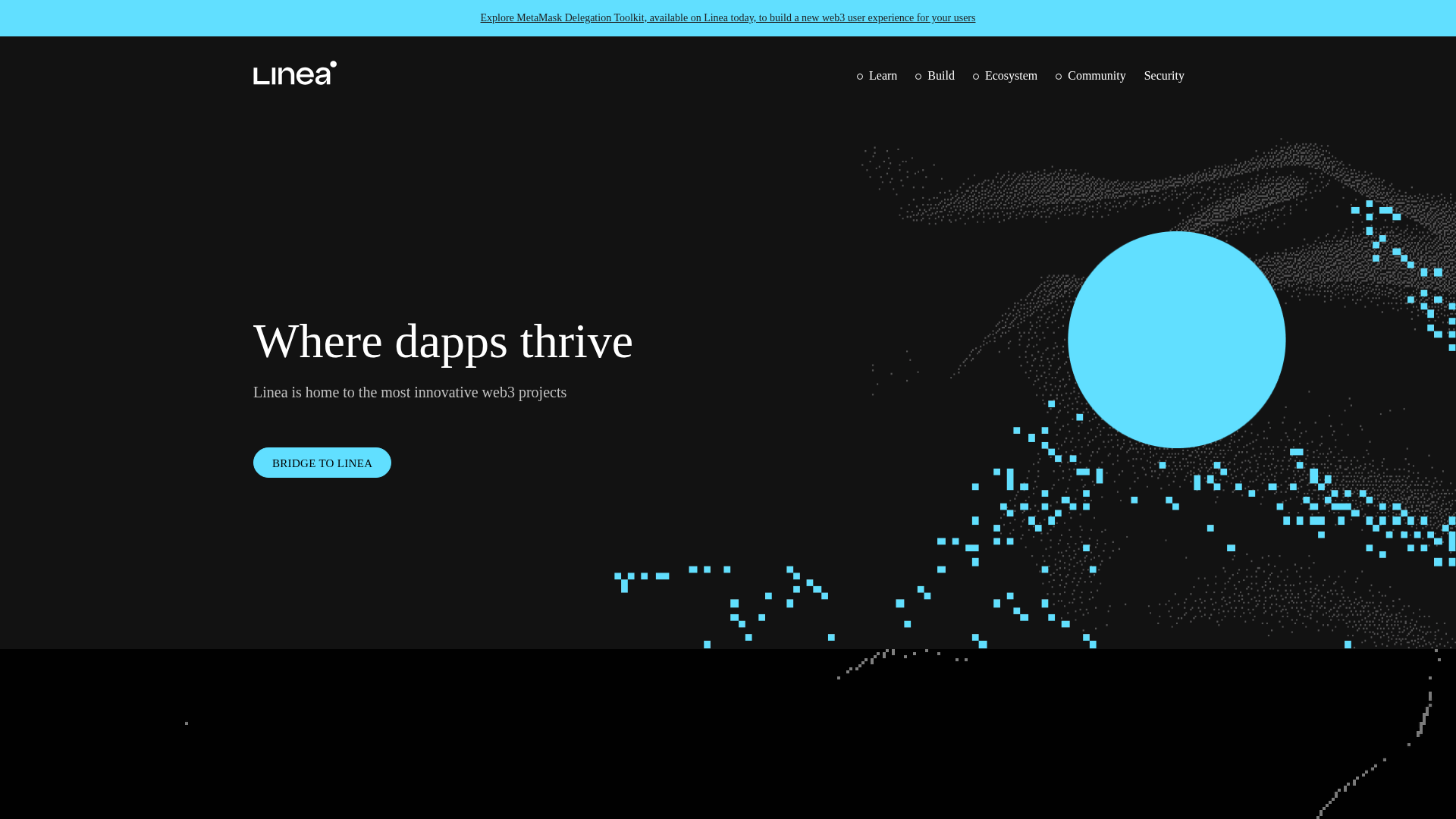 Screenshot of linea-web3.pages.dev