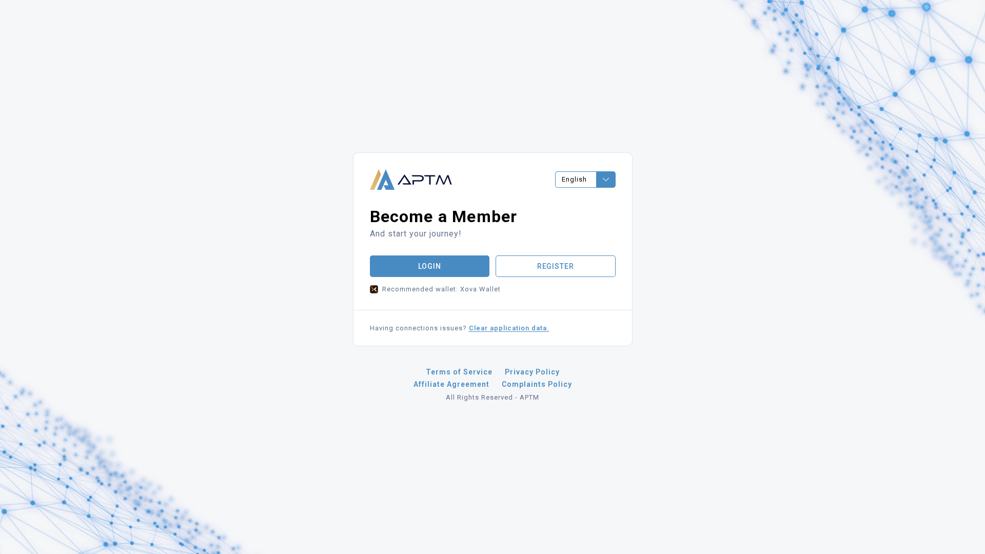 Screenshot of aptmdao.io