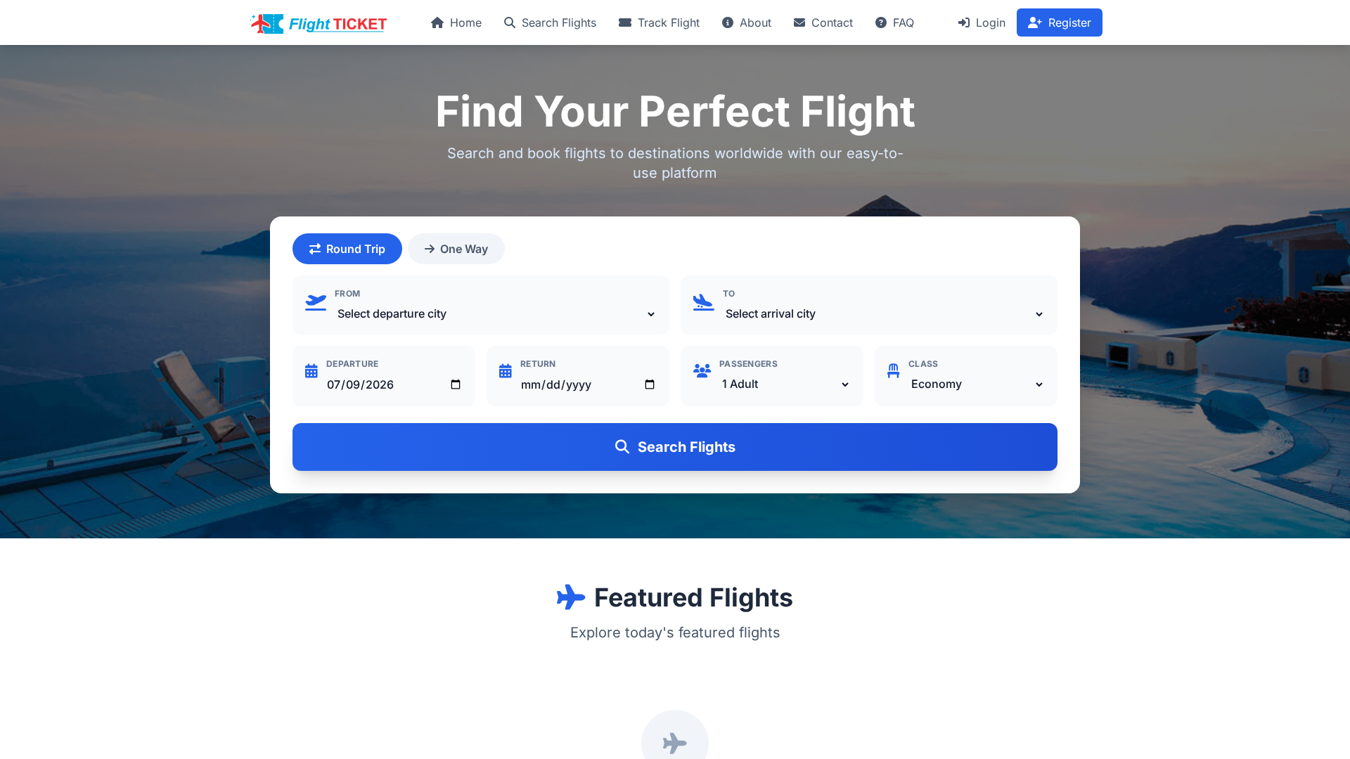 Screenshot of flight.bookingltd.online