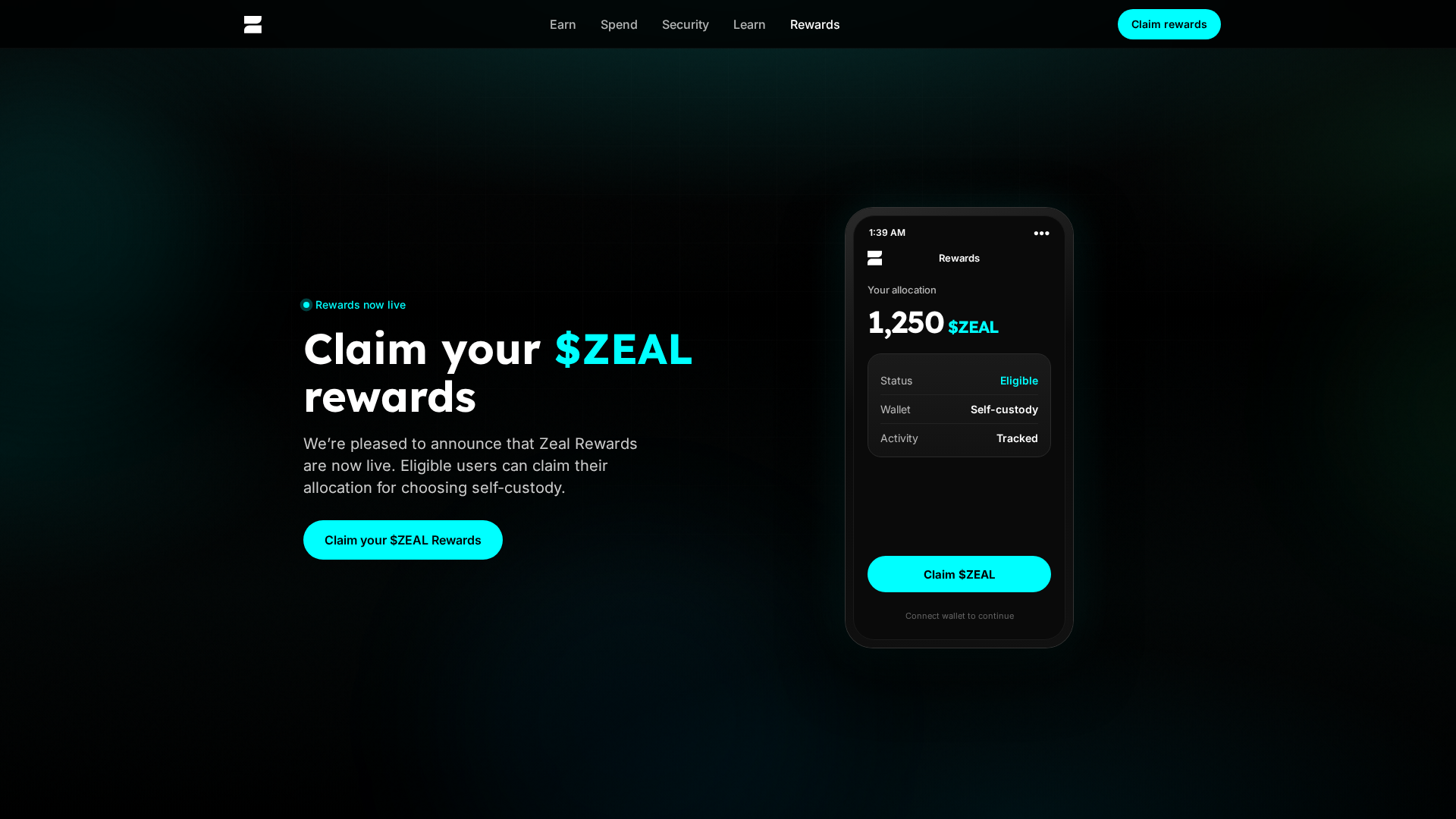Screenshot of claims-zeal.app